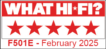 F501E What Hifi 5 Stars