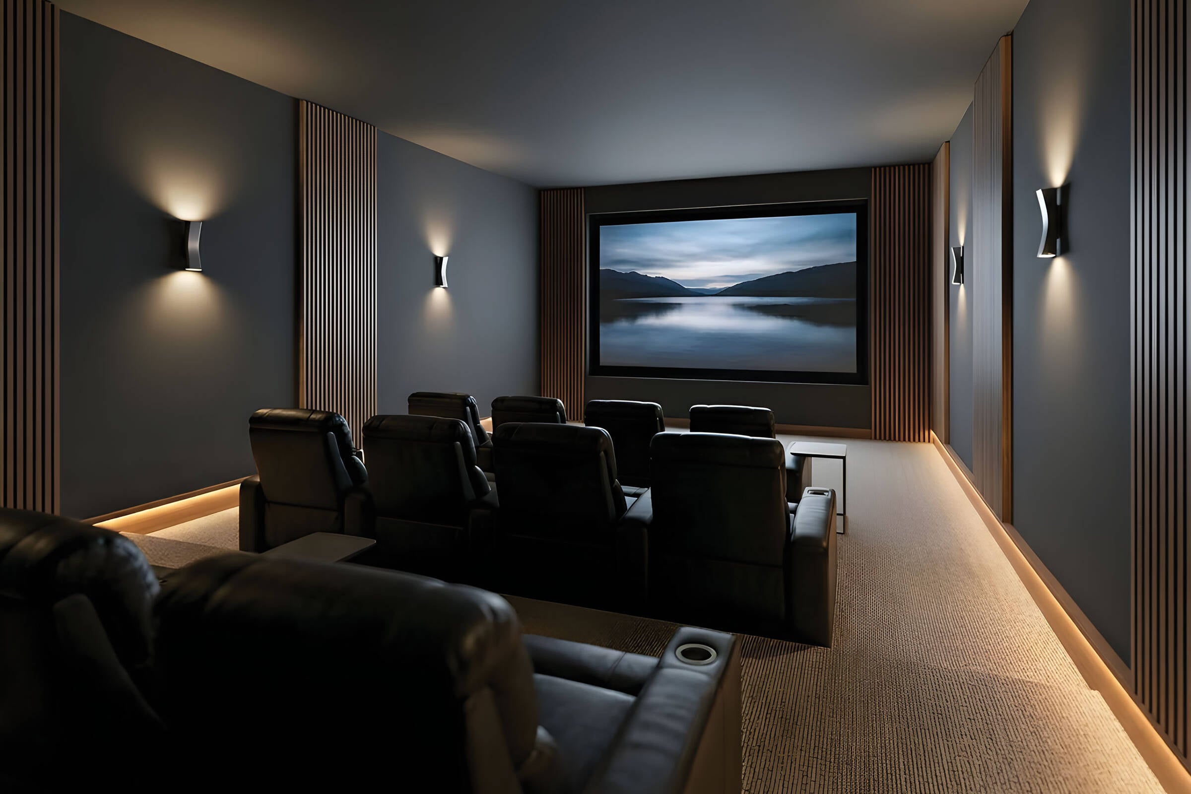 modern custom HT uai Custom Home Theatre