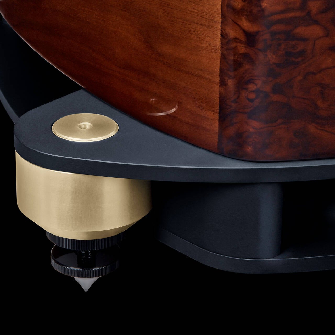 F1 10 Anniversary Piano Gloss Walnut Plinth on Black uai F1-10-Anniversary-Piano-Gloss-Walnut-Plinth-on--Black