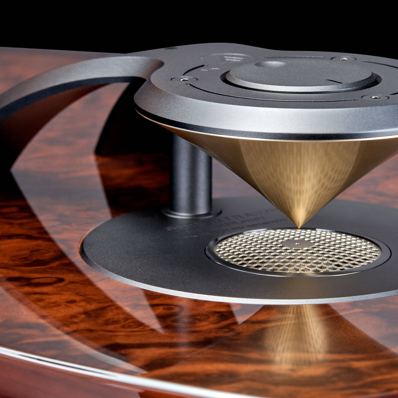 F1 10 Anniversary Piano Gloss Walnut SuperTrax 2 on Black uai F1-10-Anniversary-Piano-Gloss-Walnut-SuperTrax-2-on-Black